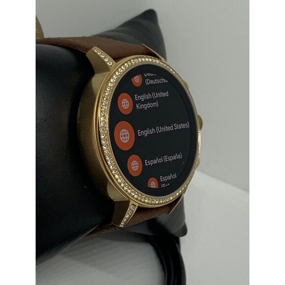 Fossil Gen 4 Authentic Digital Dial Smart Watch Custom Band FTW6015 QT455 - Picture 4 of 12